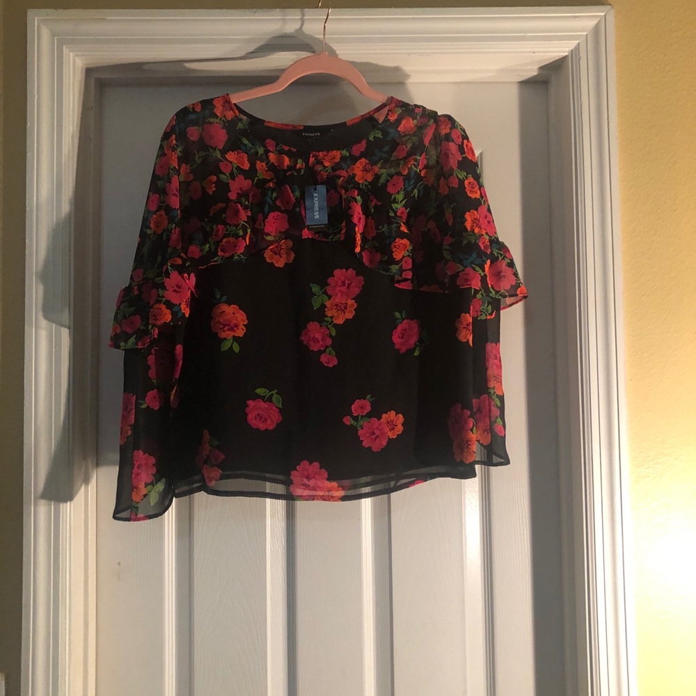 Express Floral Blouse